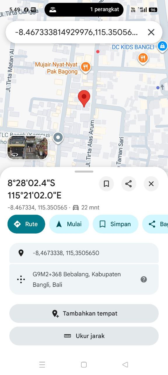 Lelang Rumah luas 2 are di Bebalang, Bangli, Bangli — foto 3