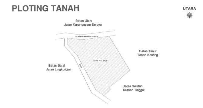 Lelang Rumah luas 25,5 are di Seraya Timur, Karangasem, Karangasem — foto 2